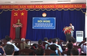 Ủy ban Mặt trận Tổ quốc Việt Nam huyện tổ chức Hội nghị tuyên truyền,  phổ biến pháp luật, bồi dưỡng nghiệp vụ công tác cho thành viên Ban thanh tra nhân dân và Ban giám sát đầu tư của cộng đồng 13 xã