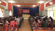 Đại biểu HĐND tỉnh, huyện tiếp xúc cử tri xã Thanh An