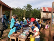 Gần 160 sinh viên về với ấp Sóc Dày, xã Phước An tham gia tình nguyện