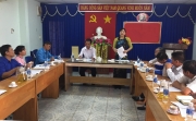 Ban Dân vận Huyện ủy Hớn Quản gặp gỡ, làm việc với  Ban Dân vận Đảng ủy Công ty TNHH MTV Cao su Bình Long  trong việc phối hợp thực hiện công tác dân vận năm 2018