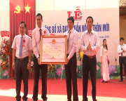 Xã Tân Lợi, huyện Hớn Quản đón nhận xã đạt chuẩn nông thôn mới