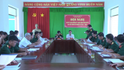 Đảng ủy Quân sự huyện tổ chức sơ kết giữa nhiệm kỳ 2015-2020