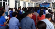 600 thanh niên và người lao động đến tham gia Phiên giao dịch việc làm huyện Hớn Quản lần thứ 03 năm 2018