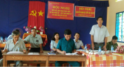 Bí thư Đảng ủy - Chủ tịch HĐND xã Tân Lợi, đối thoại trực tiếp với nhân dân ấp Núi Gió, ấp Quản Lợi A